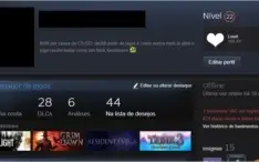 Conta steam com 45 reais na carteira