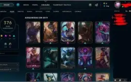 Conta platina , Level 600+ com muitas skins ,cromas e icones