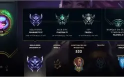 Conta Diamante league of Legends Main ADC