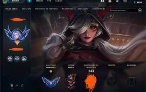 Conta LOL, CONTA RIOT, 1353 skins, 3289 cromas, MMR de GM.