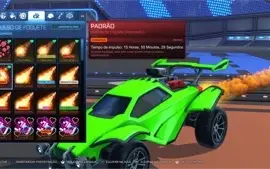 VENDO CONTA DE ROCKET LEAGUE COM ITENS RAROS