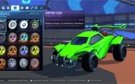 VENDO CONTA DE ROCKET LEAGUE COM ITENS RAROS
