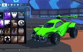 VENDO CONTA DE ROCKET LEAGUE COM ITENS RAROS