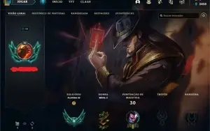 CONTA SMURF LOL PLATINA 3 55% WINRATE