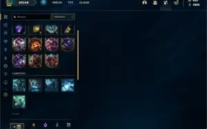 Conta Ferro 1 com 115 Champs e 95 Skin + 2 Prestigios Qiyana