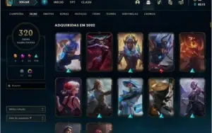 CONTA LOL 320 SKINS - D3 - PROMOÇÃO!