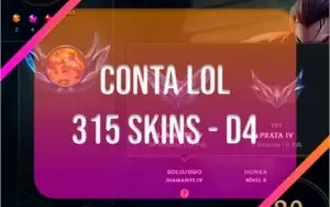 CONTA LOL 320 SKINS - D3 - PROMOÇÃO!