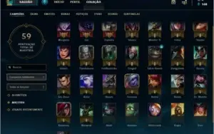 Conta platina 5 smurf com MMR alto