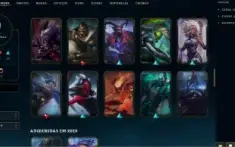 Conta League Of Legends / Nvl 250
