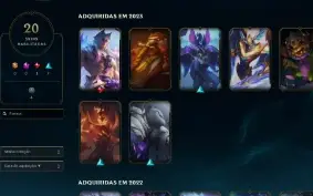 Conta lol Gold 2 (MMR BOM) com skins interessantes