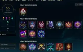 Conta lol Gold 2 (MMR BOM) com skins interessantes
