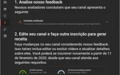 Canal no Youtube com 62 Mil inscritos