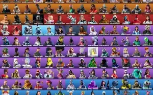 Conta fortnite rara C/ salve o mundo (177 SKINS)