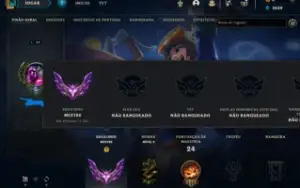 Conta mestre LOL