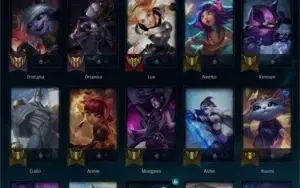 gold season passada, skins tristana lux neeko