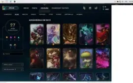 CONTA LOL LEVEL 72 + 27 SKINS E LUX ELEMENTALISTA
