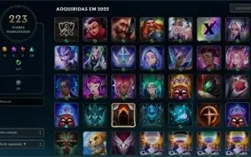 Conta LOL+Valorant 153 skins no lol, diamante 1 valorant