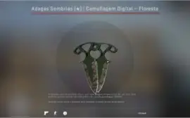 Adagas Sombrias - Camuflagem Floresta FT