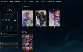 Conta Lol 385 Skins, Full Acesso.