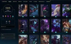 Conta Lol 385 Skins, Full Acesso.