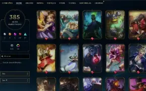 Conta Lol 385 Skins, Full Acesso.