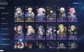 Conta nivel 27 com Bronya E2 + Gepard - Honkai Star Rail