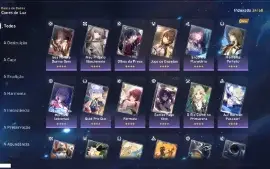 Conta nivel 27 com Bronya E2 + Gepard - Honkai Star Rail