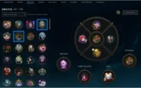 CONTA LOL PLATINA 3 TODOS CAMPEÕS +106 SKINS