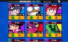 conta  Brawl Stars, 21K de troféus , 44/47, diversas skins