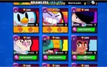 conta  Brawl Stars, 21K de troféus , 44/47, diversas skins