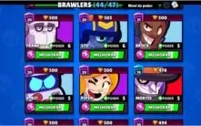conta  Brawl Stars, 21K de troféus , 44/47, diversas skins