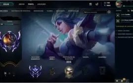 CONTA LEAGUE OF LEGENDS - DIAMANTE 4, 116 CHAMPS 48 SKINS