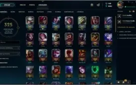 CONTA LEAGUE OF LEGENDS - DIAMANTE 4, 116 CHAMPS 48 SKINS