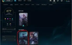 Riven Campeonato/Ramus Rei/Kayle Juiza 477 Skins