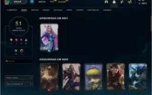 Conta League Of Legends Unranked - NV139 - PLAT 4 S10 barata