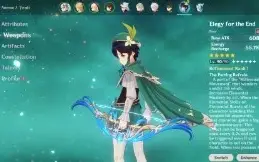 Conta Genshin Impact Endgame LVL 60