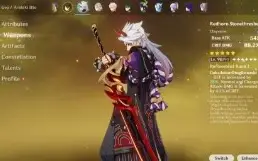 Conta Genshin Impact Endgame LVL 60