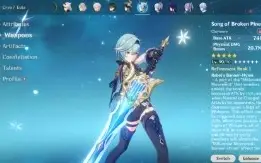 Conta Genshin Impact Endgame LVL 60