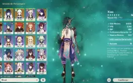 🔴⭐AR 55 Raiden, Yelan, Xiao, Ayaka, Mona, Diluc e Aloy ⭐🔴