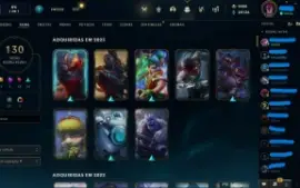 Conta Top de League Of Legends 130 skins  (Valorant Platina)