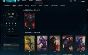Conta de LOL do Beta