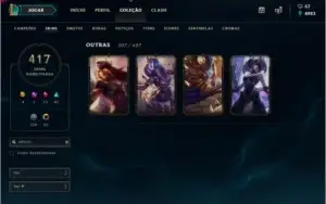 Conta de LOL do Beta
