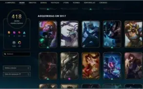Conta de LOL do Beta
