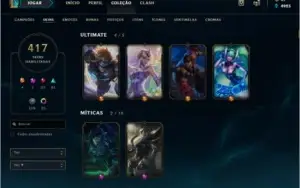 Conta de LOL do Beta