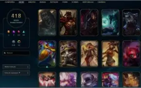 Conta de LOL do Beta