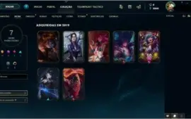 CONTA LOL PLAT IV/ GARANTA SUA SKIN VITORIOSA -- 35 CAMPEOES