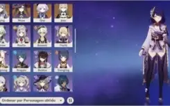 Ar55. Yoimiya + harpa, kokomi, Raiden, klee e mais