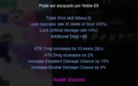 Megamu Itens Elf Topados - All Set + Bow + Quiver + Seeds