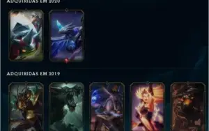 CONTA DE LOL, ULTIMA SEASON D3,169 SKINS COM RYZE TRIUNFANTE