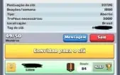 Nv12 -Máx 4555 -TODAS as cartas -Troca de nome -Líder de Clã